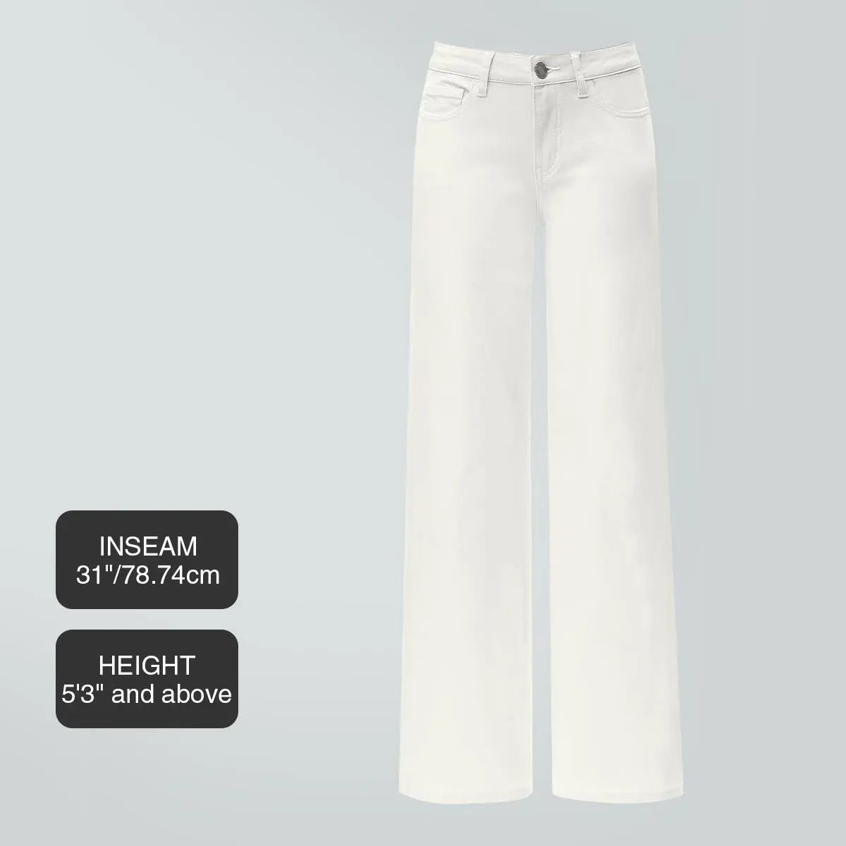 ⏰Limited-time big sale 💥High Rise Vintage Wash Straight Leg Jeans